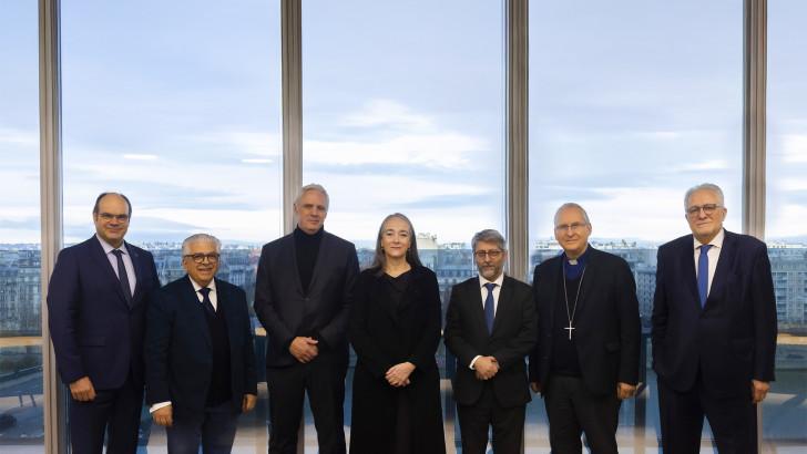 Delphine Ernotte Cunci et les représentants des cultes